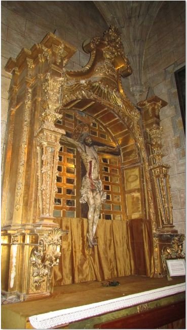 Real Monasterio de Santo Tomás. Retablo del Santo Cristo.